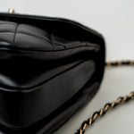 CHANEL Handbag Trendy CC Black Lambskin Black Lambskin Quilted Small Light Gold Hardware -Knockoff
