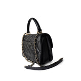 CHANEL Handbag Trendy CC / Black Trendy CC Black Lambskin Quilted Small Light Gold Hardware -Knockoff
