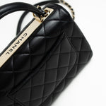 CHANEL Handbag Trendy CC Small Black Lambskin Quilted LGHW -Knockoff
