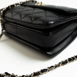 CHANEL Handbag Trendy CC Small Black Lambskin Quilted LGHW -Knockoff
