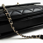 CHANEL Handbag Trendy CC Small Black Lambskin Quilted LGHW -Knockoff
