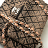 CHANEL Handbag Washed Denim Quilted Small Denimpression Flap Rose Clair Silver Hardware -Knockoff
