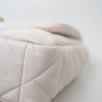 CHANEL Handbag White 21p White 19 Lambskin Quilted 19 Flap Small -Knockoff
