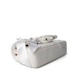 CHANEL Handbag White 22C White Tweed Classic Flap Medium -Knockoff
