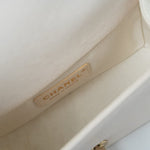 CHANEL Handbag White Caviar Quilted LeBoy Bag Small -Knockoff
