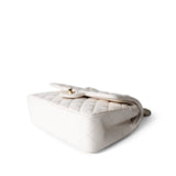 CHANEL Handbag White / Classic flap 21S White Caviar Quilted Classic Flap Small Light Gold Hardware -Knockoff
