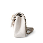 CHANEL Handbag White / Classic flap 21S White Caviar Quilted Classic Flap Small Light Gold Hardware -Knockoff
