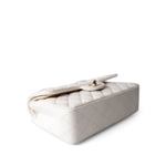 CHANEL Handbag White / Classic flap 21S White Caviar Quilted Classic Flap Small Light Gold Hardware -Knockoff
