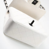 CHANEL Handbag White White Lambskin Quilted Mini Square Single Flap -Knockoff
