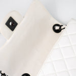 CHANEL Handbag White White Lambskin Quilted Mini Square Single Flap -Knockoff
