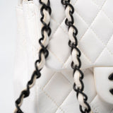 CHANEL Handbag White White Lambskin Quilted Mini Square Single Flap -Knockoff
