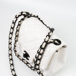 CHANEL Handbag White White Lambskin Quilted Mini Square Single Flap -Knockoff
