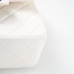 CHANEL Handbag White White Lambskin Quilted Mini Square Single Flap -Knockoff
