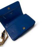 CHANEL Handbag WOC / Blue 19A Blue Caviar Quilted Boy Wallet On Chain WOC Antique Gold Hardware -Knockoff
