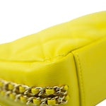 CHANEL Handbag Yellow 23C Neon Yellow Caviar Quilted Coco You Mini Flap Bag Light Gold Hardware -Knockoff
