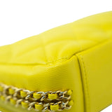 CHANEL Handbag Yellow 23C Neon Yellow Caviar Quilted Coco You Mini Flap Bag Light Gold Hardware -Knockoff
