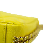 CHANEL Handbag Yellow 23C Neon Yellow Caviar Quilted Coco You Mini Flap Bag Light Gold Hardware -Knockoff
