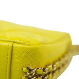 CHANEL Handbag Yellow 23C Neon Yellow Caviar Quilted Coco You Mini Flap Bag Light Gold Hardware -Knockoff
