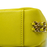 CHANEL Handbag Yellow 23C Neon Yellow Caviar Quilted Coco You Mini Flap Bag Light Gold Hardware -Knockoff
