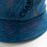 CHANEL Hat Blue 22P Blue Denim Cloche Bucket Hat M -Knockoff
