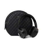 CHANEL Headphones Black Chanel x Monster Black Quilted Headphones w/ Case -Knockoff
