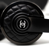 CHANEL Headphones Black Chanel x Monster Black Quilted Headphones w/ Case -Knockoff
