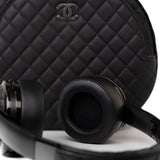 CHANEL Headphones Black Chanel x Monster Black Quilted Headphones w/ Case -Knockoff
