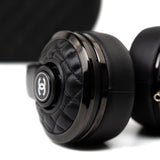 CHANEL Headphones Black Chanel x Monster Black Quilted Headphones w/ Case -Knockoff
