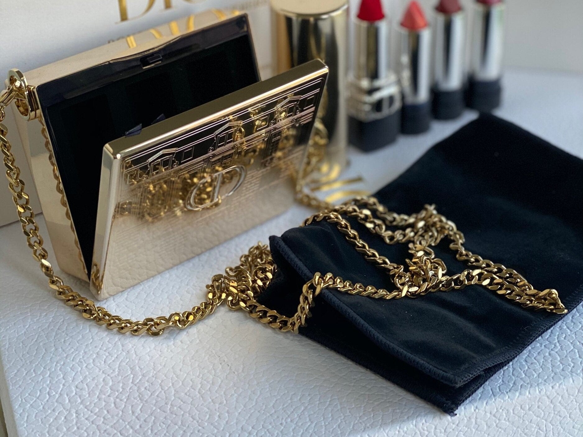 CHANEL Lipstick DIOR Rouge Dior Minaudiere  - The Atelier of Dreams Limited Edition -Knockoff
