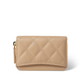 CHANEL Pouch Purse Beige Beige Caviar Quilted Zip Coin Purse -Knockoff
