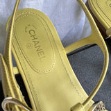 CHANEL Sandals Chanel 20S Yellow Sandals Size 39 -Knockoff
