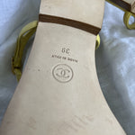 CHANEL Sandals Chanel 20S Yellow Sandals Size 39 -Knockoff
