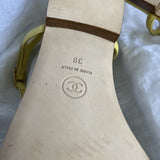 CHANEL Sandals Chanel 20S Yellow Sandals Size 39 -Knockoff
