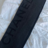 CHANEL Scarf Black Chanel Cashmere Scarf - Black -Knockoff
