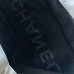 CHANEL Scarf Black Chanel Cashmere Scarf - Black -Knockoff
