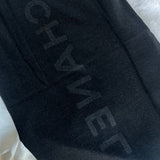 CHANEL Scarf Black Chanel Cashmere Scarf - Black -Knockoff
