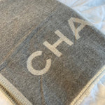 CHANEL Scarf Grey Chanel Cashmere Scarf - Grey -Knockoff
