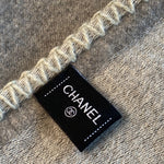 CHANEL Scarf Grey Chanel Cashmere Scarf - Grey -Knockoff
