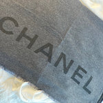 CHANEL Scarf Grey Chanel Cashmere Scarf - Grey -Knockoff
