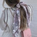 CHANEL Scarf Pink CC Square Scarf Pink -Knockoff
