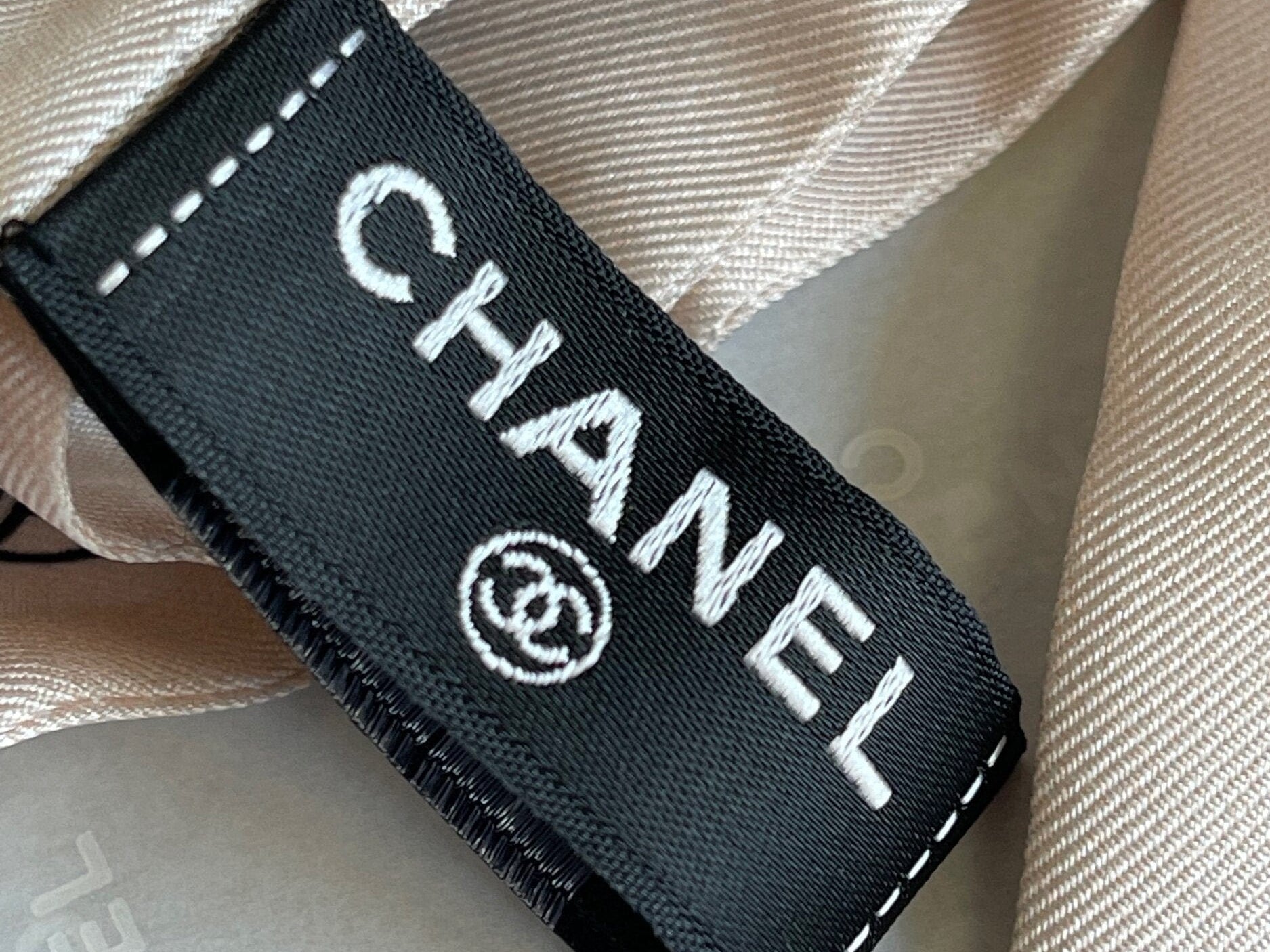 CHANEL Scarf Rose Clair Scarf Twill -Knockoff
