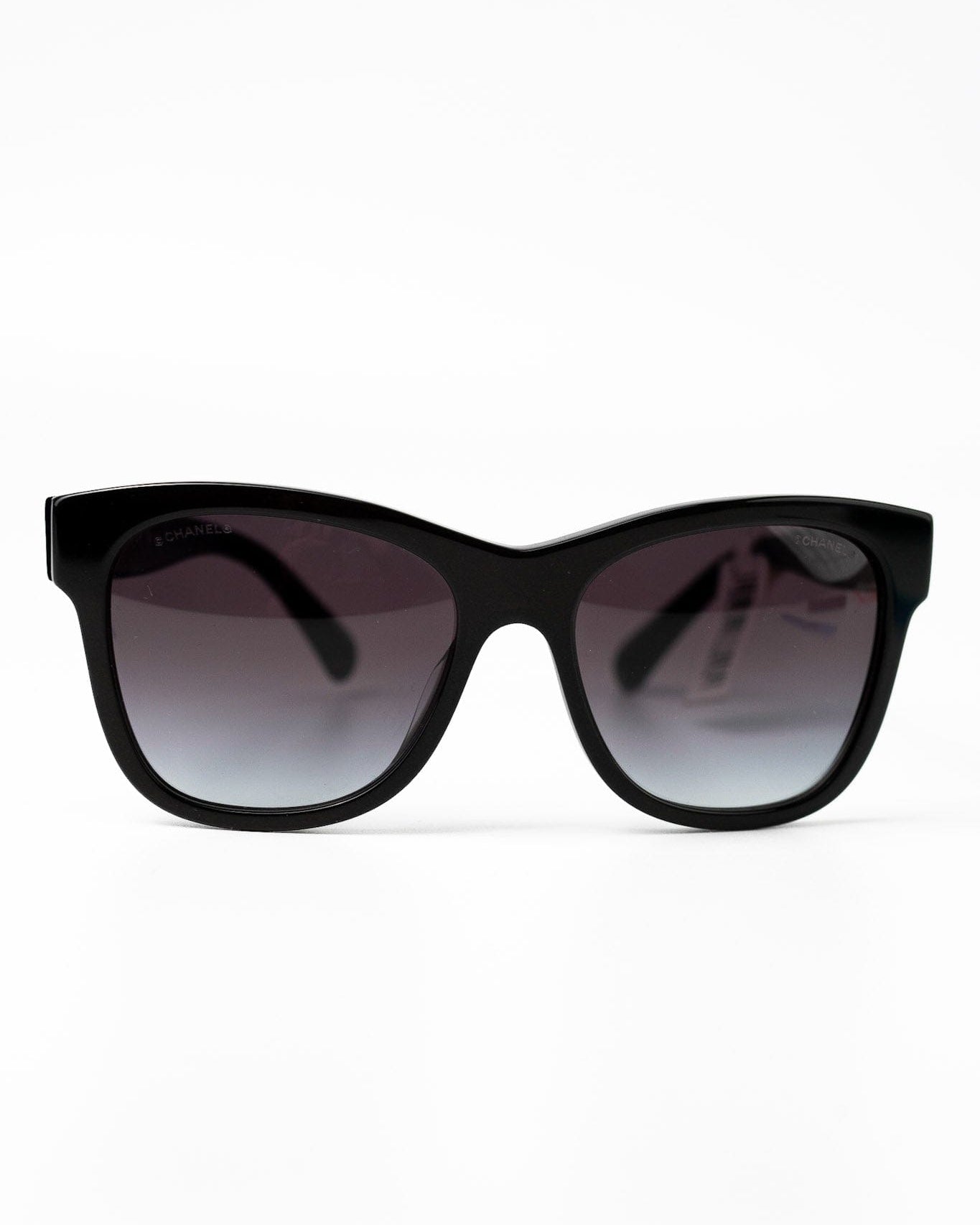 CHANEL Sunglasses Black Black CC Sunglasses 5380-A -Knockoff
