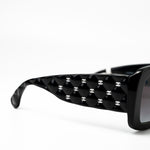 CHANEL Sunglasses Black Black CC Sunglasses 5483-A -Knockoff
