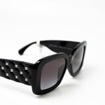 CHANEL Sunglasses Black Black CC Sunglasses 5483-A -Knockoff
