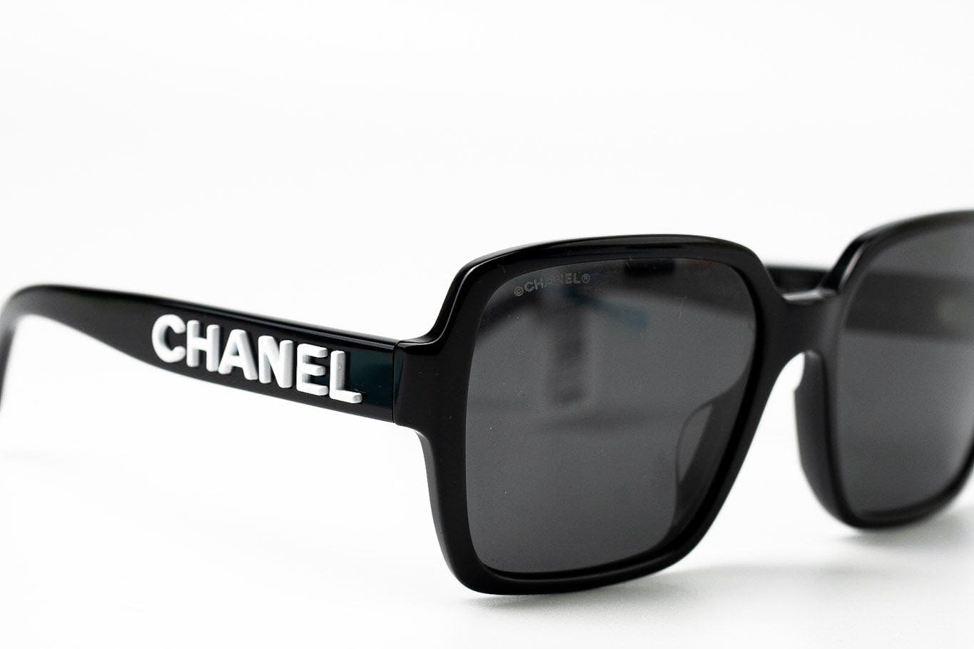 CHANEL Sunglasses Black CC Sunglasses 5408-A -Knockoff
