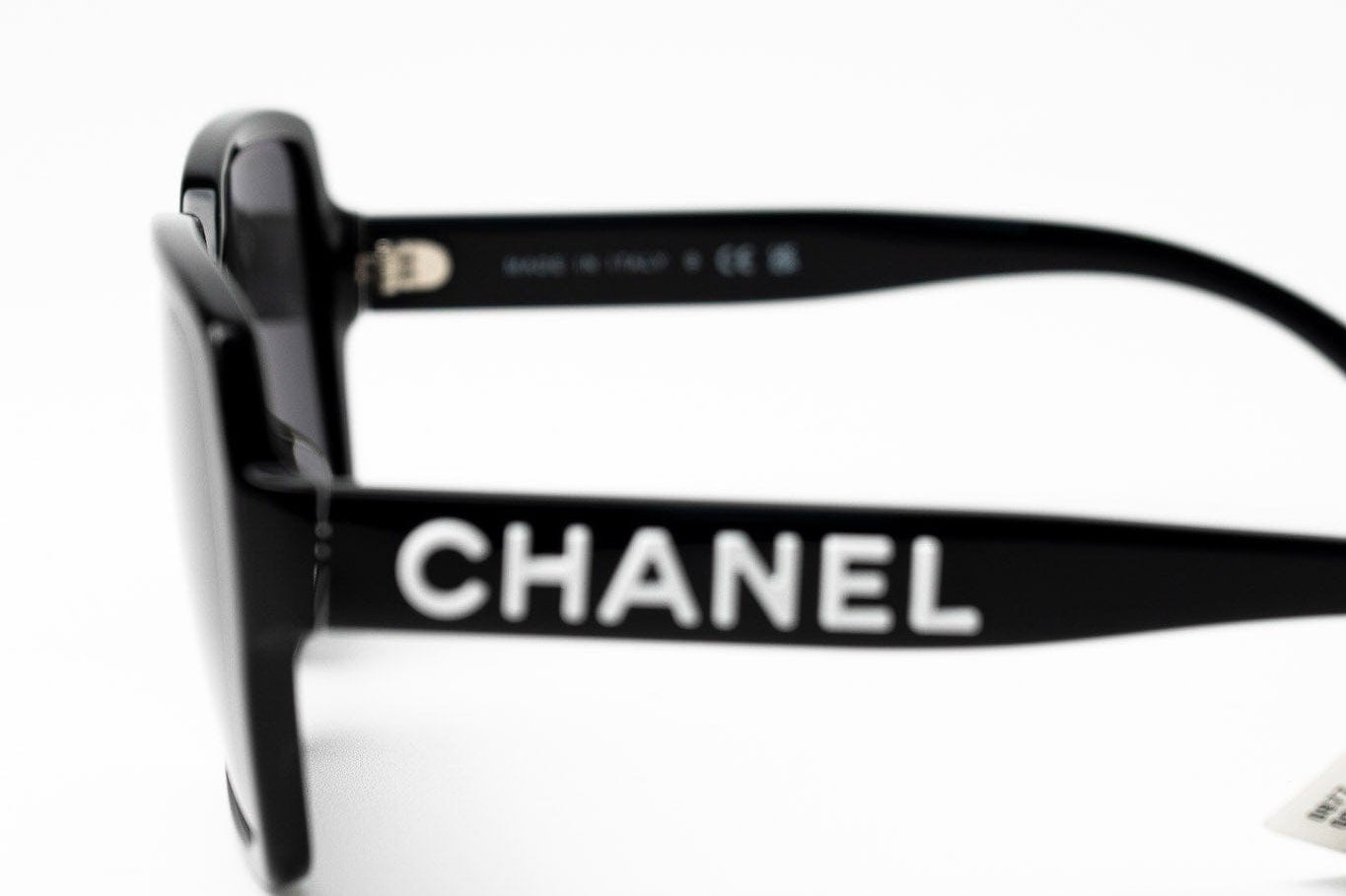 CHANEL Sunglasses Black CC Sunglasses 5408-A -Knockoff
