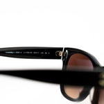 CHANEL Sunglasses Black Dark Brown CC Sunglasses 5380-A -Knockoff
