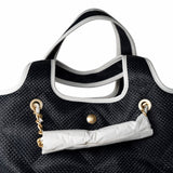 CHANEL Tote 23M Coco Maxi Beach Shopping Tote Black Quilted -Knockoff
