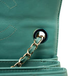 CHANEL Tote Green Trendy CC Green Lambskin Quilted Light Gold Hardware -Knockoff
