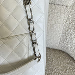 CHANEL Tote White Caviar Quilted Petite Shopping Tote -Knockoff
